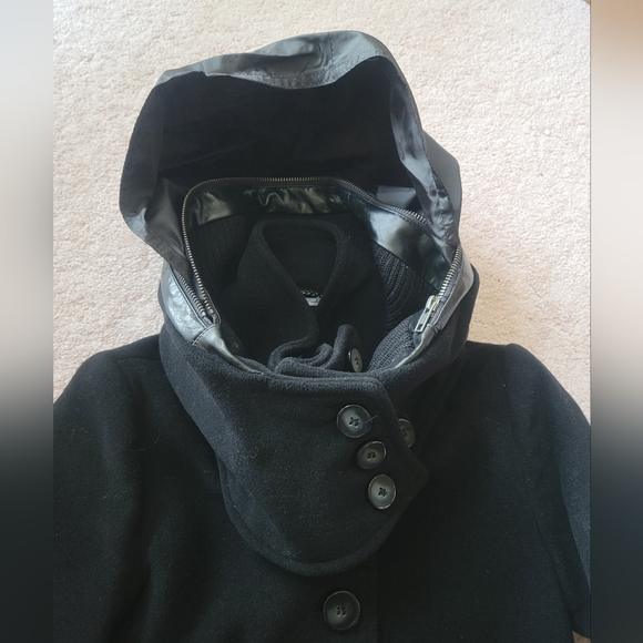 Mackage | Wool Pea Coat with removable hood - Picture 6 of 16